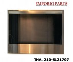 Κρύσταλλο πόρτας εξωτερικό inox κουζίνας Miele original, 51174345